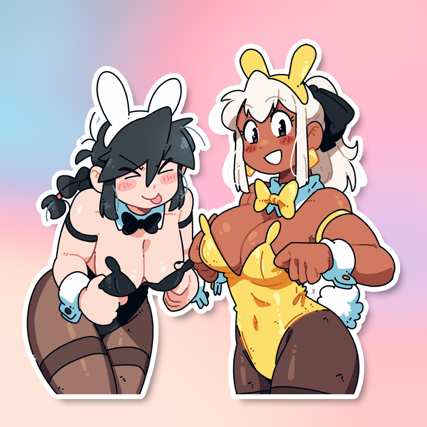 BUNNY FLASH STICKER! (VARIANTS)