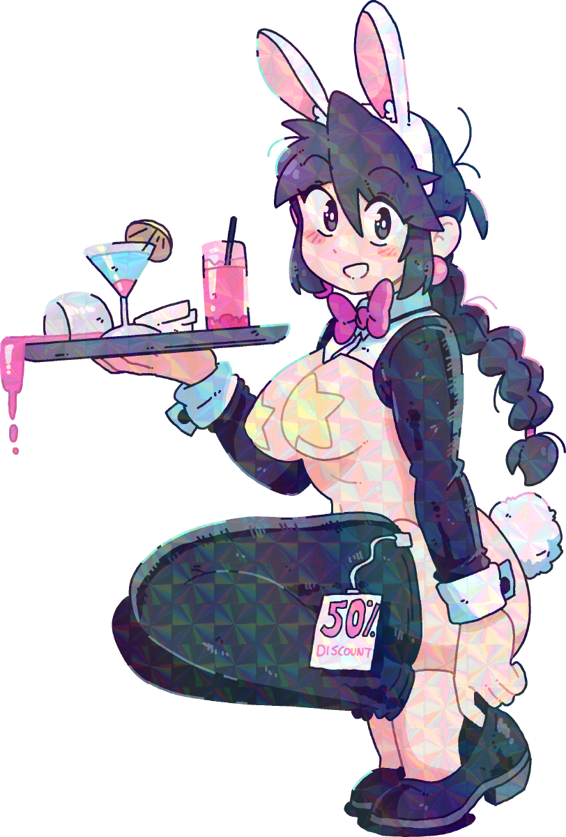 LUCIA BUNNY SPILL STICKER!