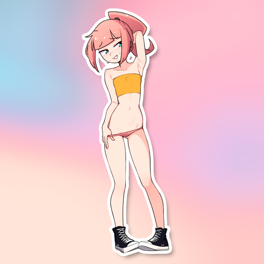CHERRY PANTY-TUG STICKER!