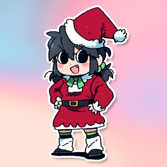 CHRISTMAS GREMLIN LUCIA STICKER!