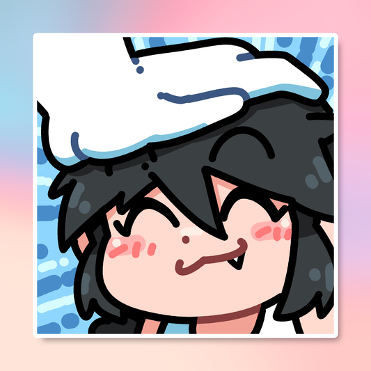 HEADPAT LUCIA EMOTE STICKER!