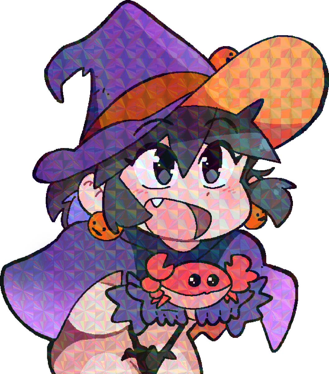 LUCIA HALLOWEEN CHIBI STICKER!