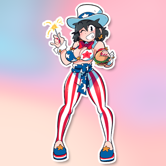 LUCIA AMERICA STICKER!