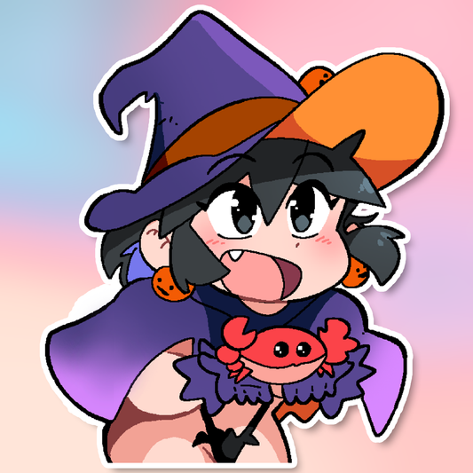 LUCIA HALLOWEEN CHIBI STICKER!