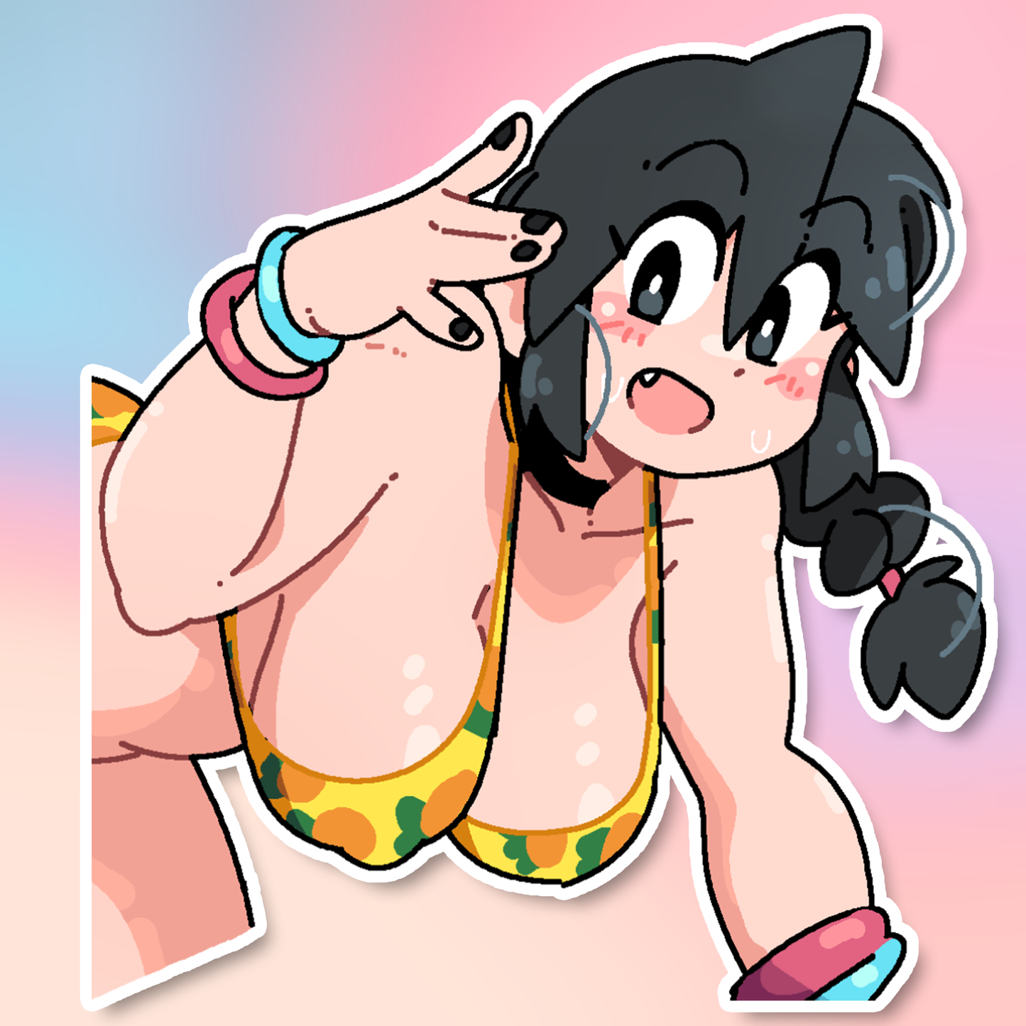 LUCIA HANGING AROUND STICKER!