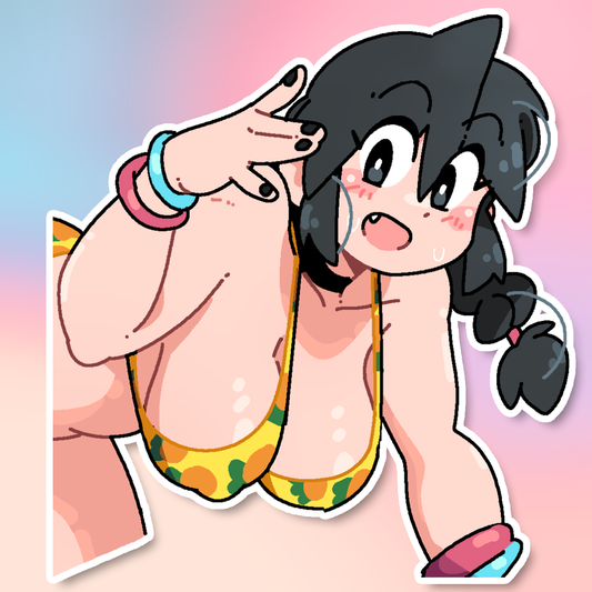 LUCIA HANGING AROUND STICKER!