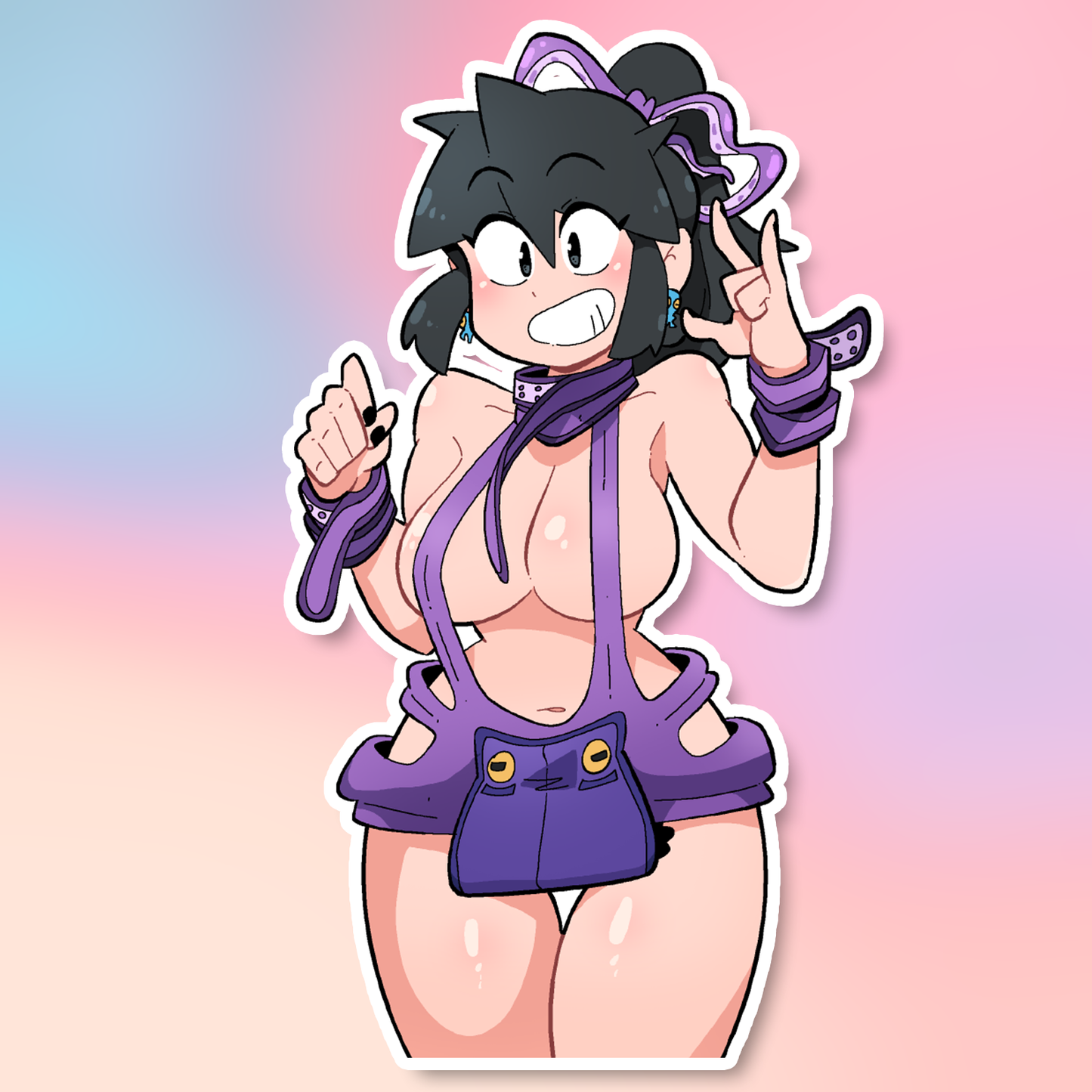 LUCIA SQUIDKINI STICKER! (FRONT)