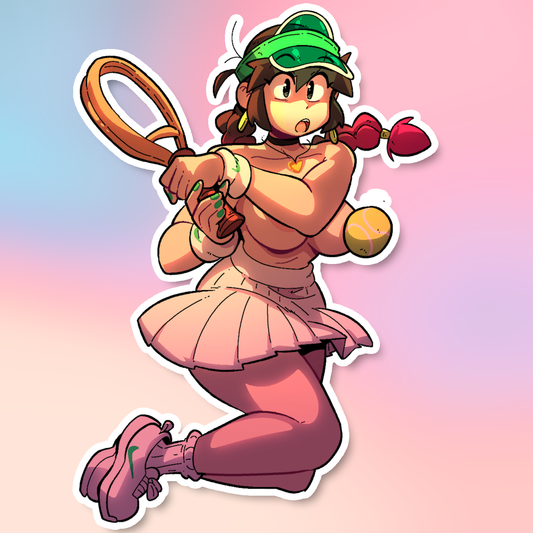 LUCIA TENNIS STICKER!