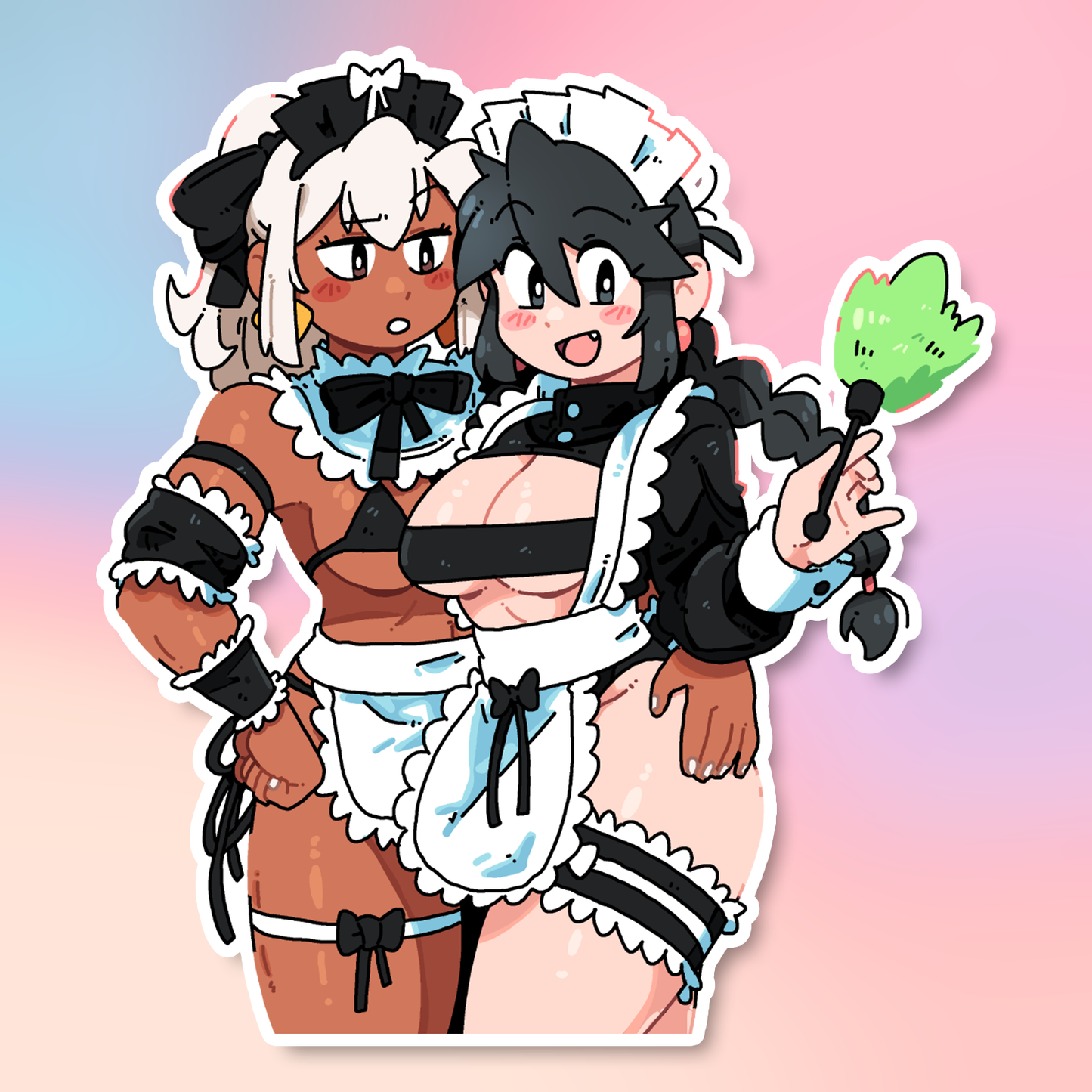 MAID GIRLS STICKER!