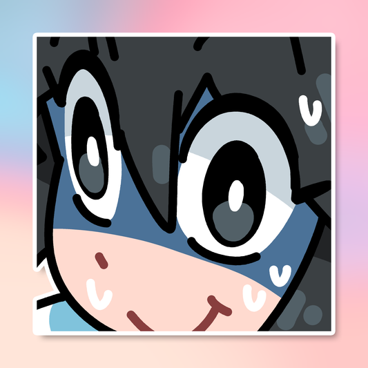 MONKA LUCIA EMOTE STICKER