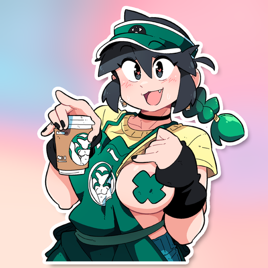 LUCIA BARISTA STICKER! (NSFW VARIANTS)