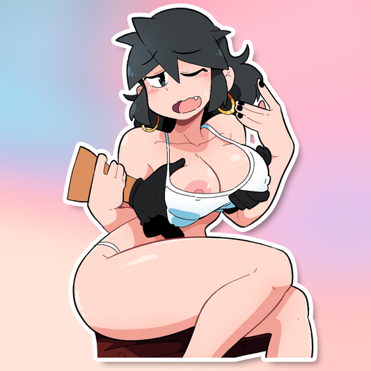 LUCIA TANK-TOP MASSAGE STICKER! (NSFW)