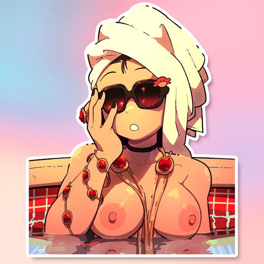 LUCIA SPA BOOBIE STICKER! (NSFW)