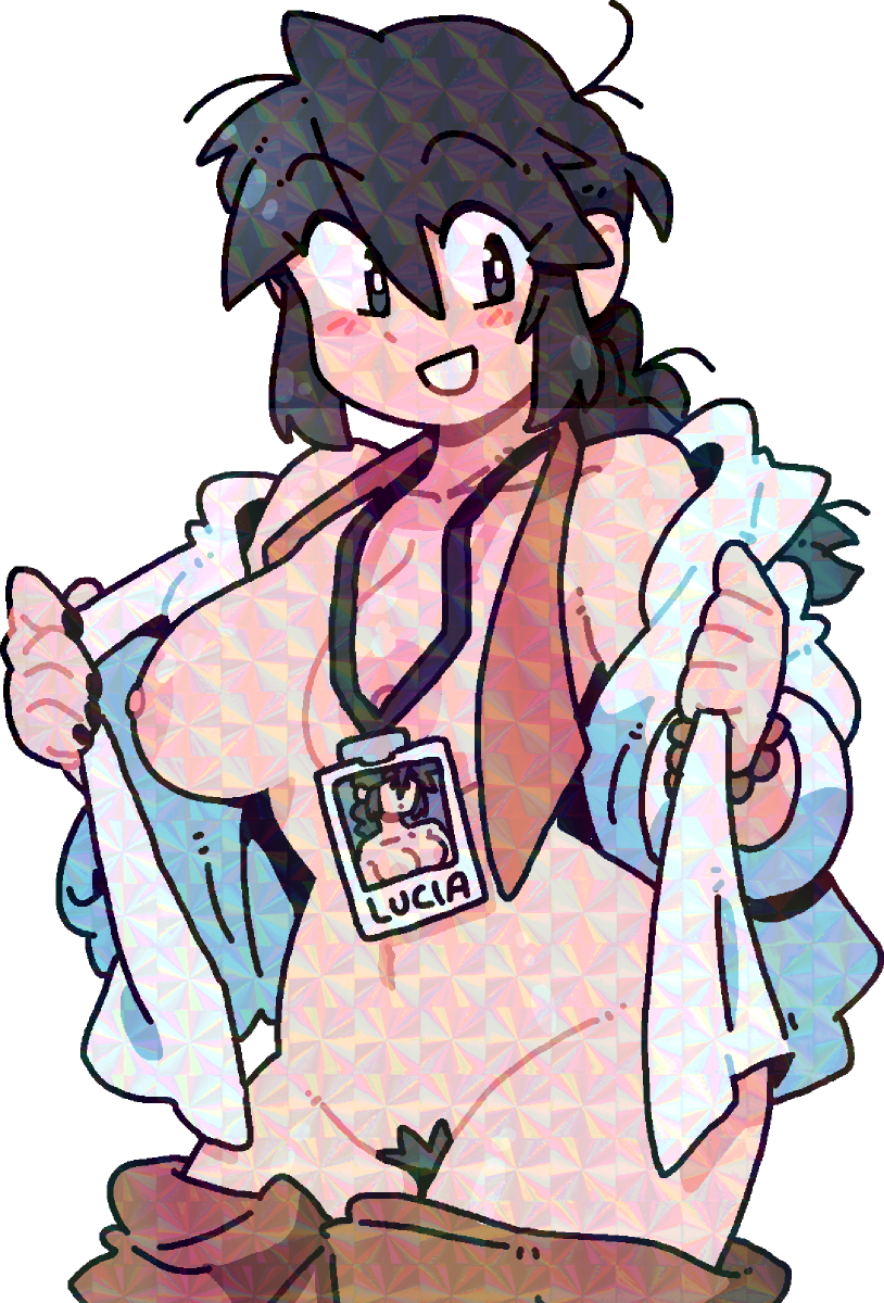 OFFICE LUCIA UNDRESSING STICKER!
