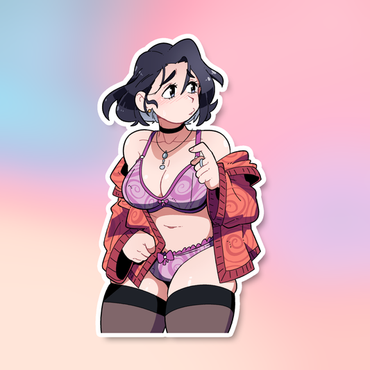 PAST HER PRIME GIRL STICKER!