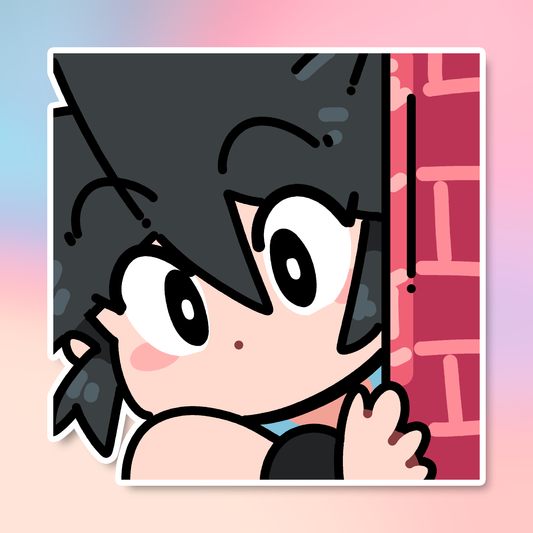 PEEKING LUCIA EMOTE STICKER!