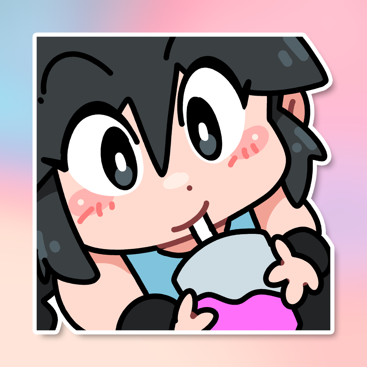 SIPPING LUCIA EMOTE STICKER!