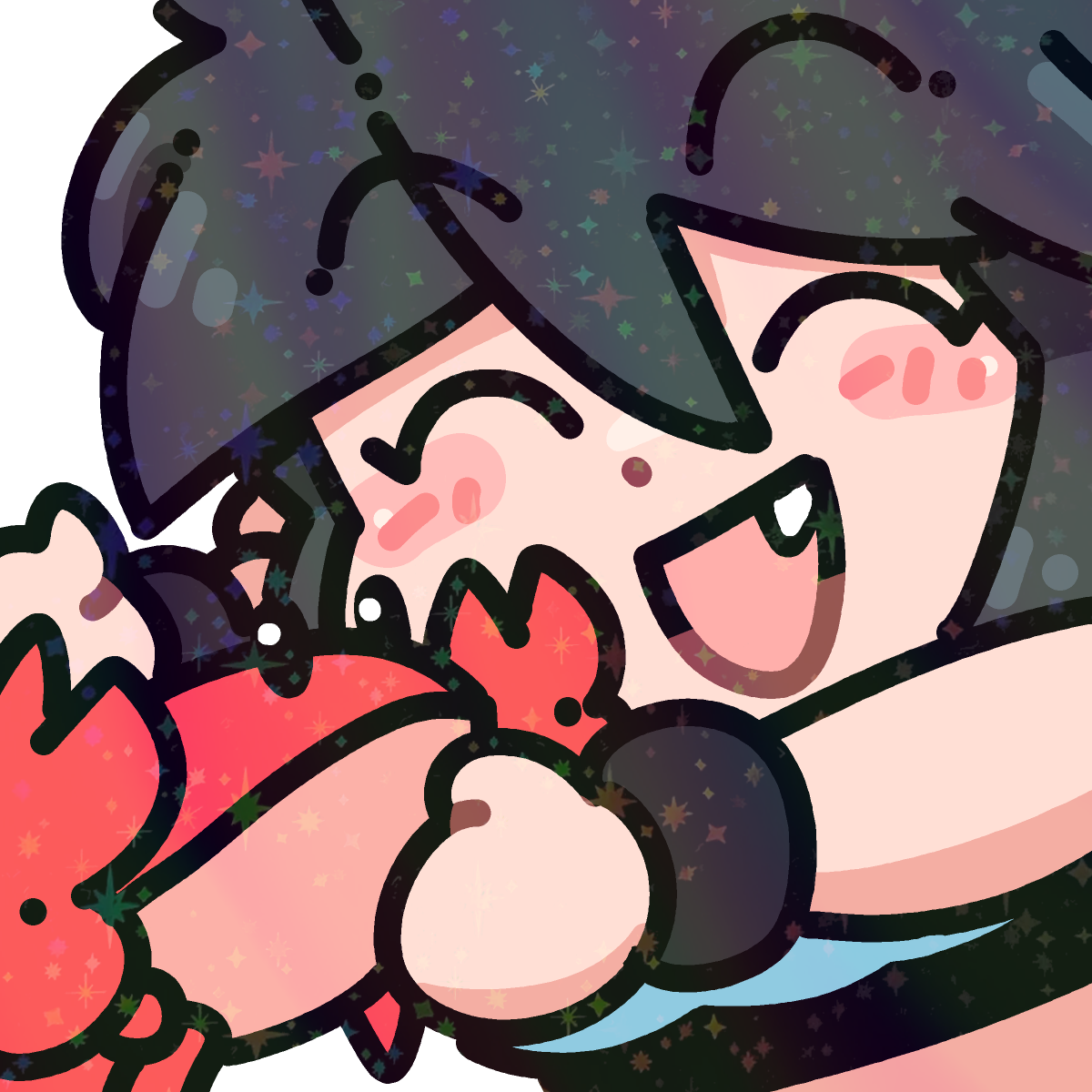 HUGGING LUCIA EMOTE STICKER!