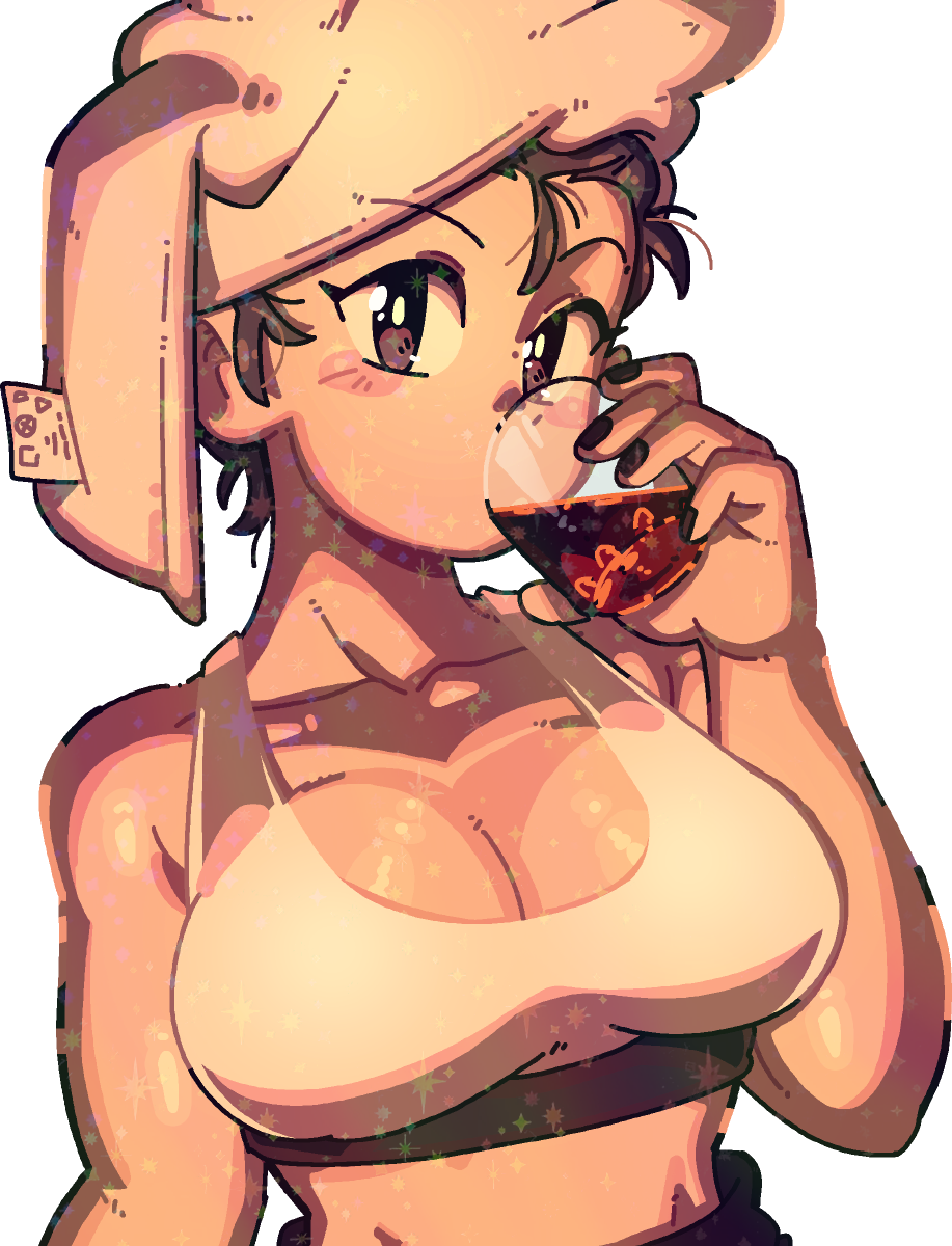 LUCIA ENJOYING A DRINK! (NSFW VARIANTS)