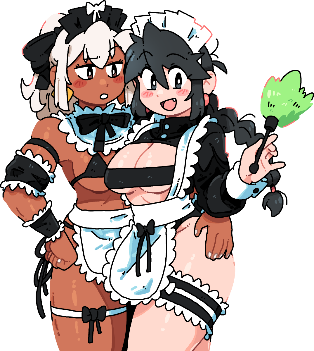 MAID GIRLS STICKER!