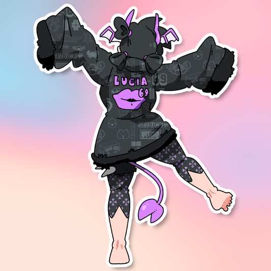 SUCCUCIA POSING STICKER (VARIANTS)!