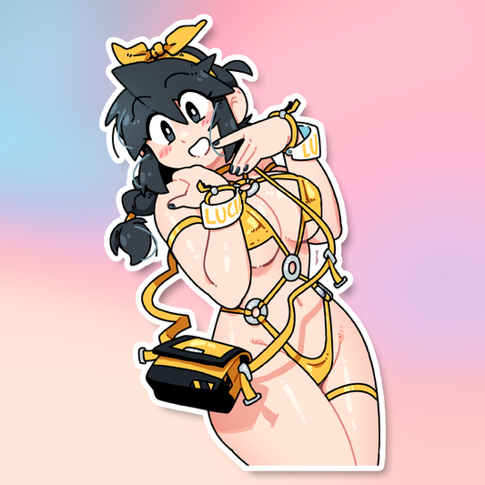 LUCIA 'TEE-HEE' STICKER