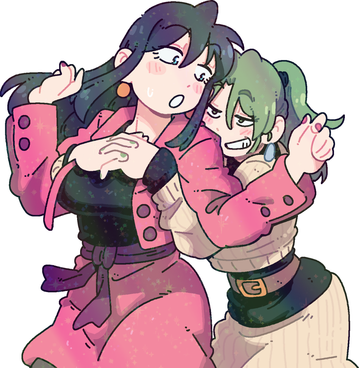 TSUBAME AND HINA SQUEEZE STICKER!