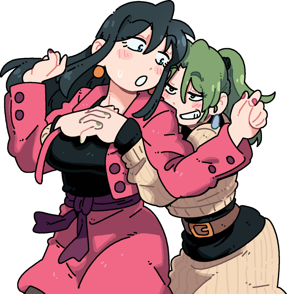 TSUBAME AND HINA SQUEEZE STICKER!