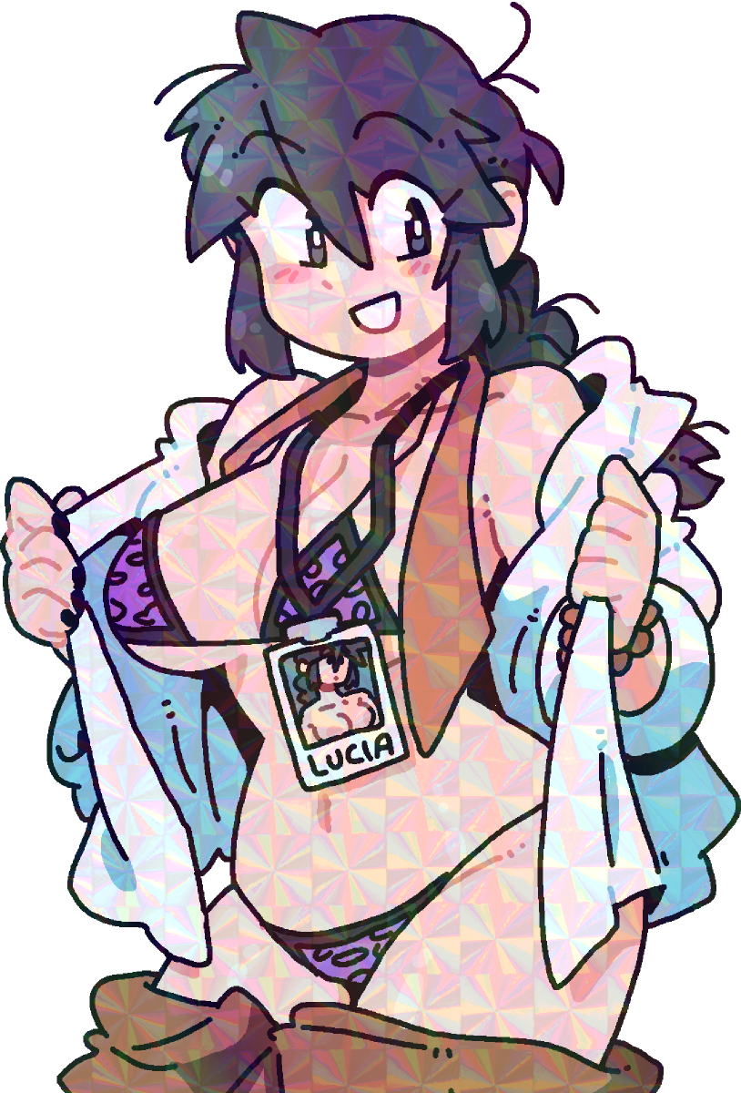 OFFICE LUCIA UNDRESSING STICKER!