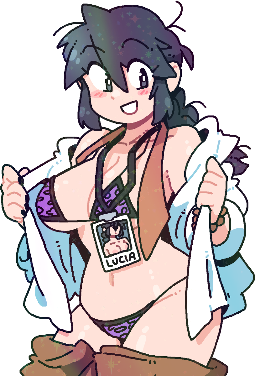 OFFICE LUCIA UNDRESSING STICKER!