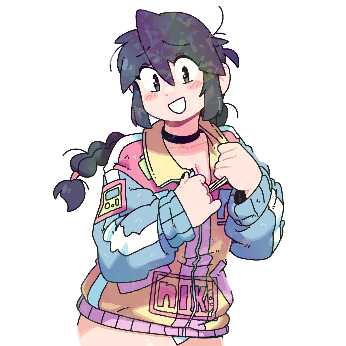 ZIPPED JACKET STICKER!