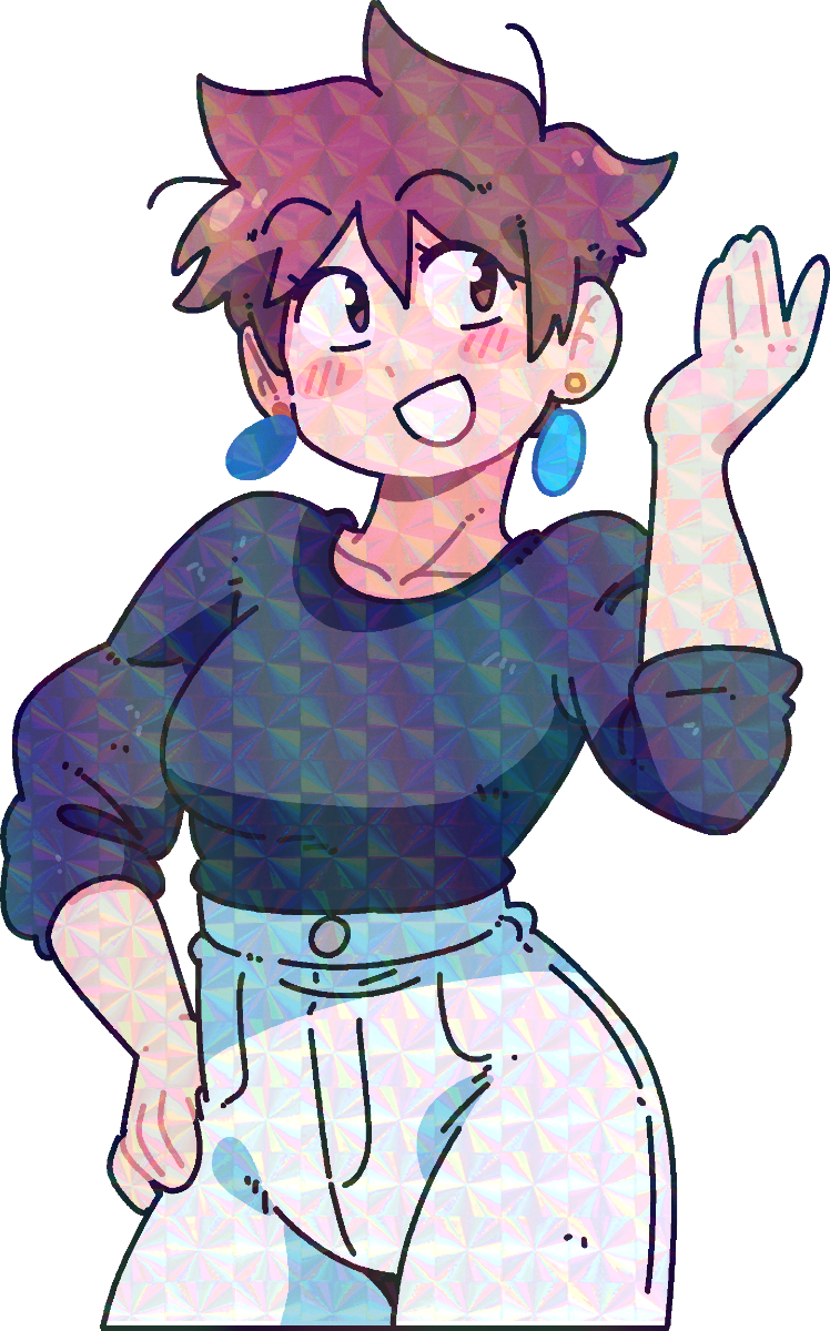 ISABELLE SHORT HAIR STICKER!