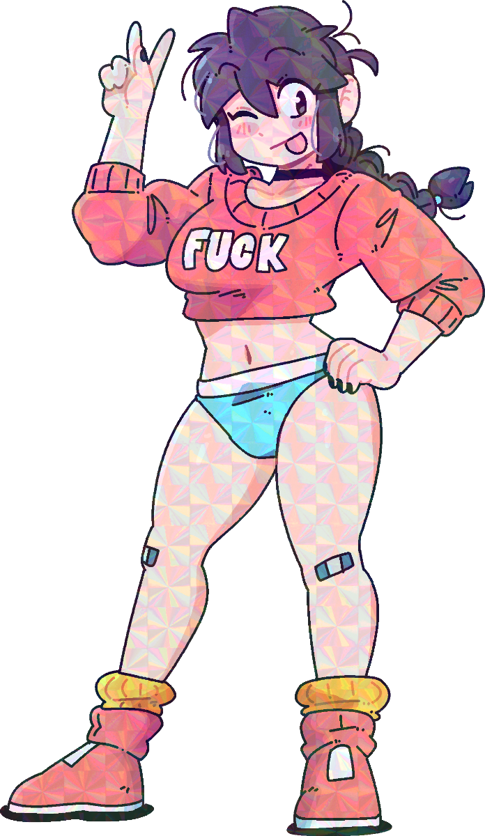 UNDIES LUCIA STICKER! (VARIANTS)