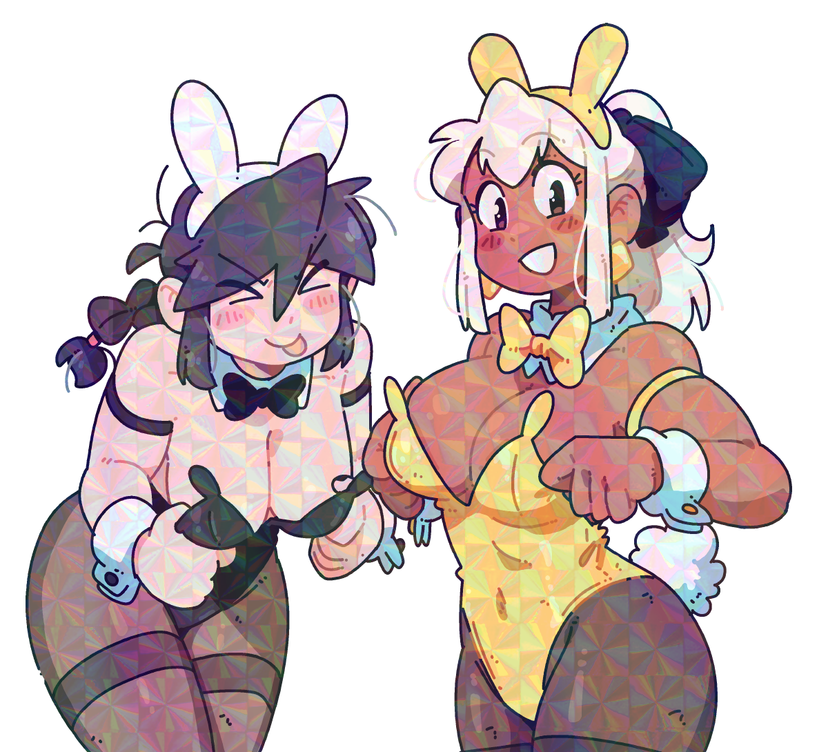 BUNNY FLASH STICKER! (VARIANTS)