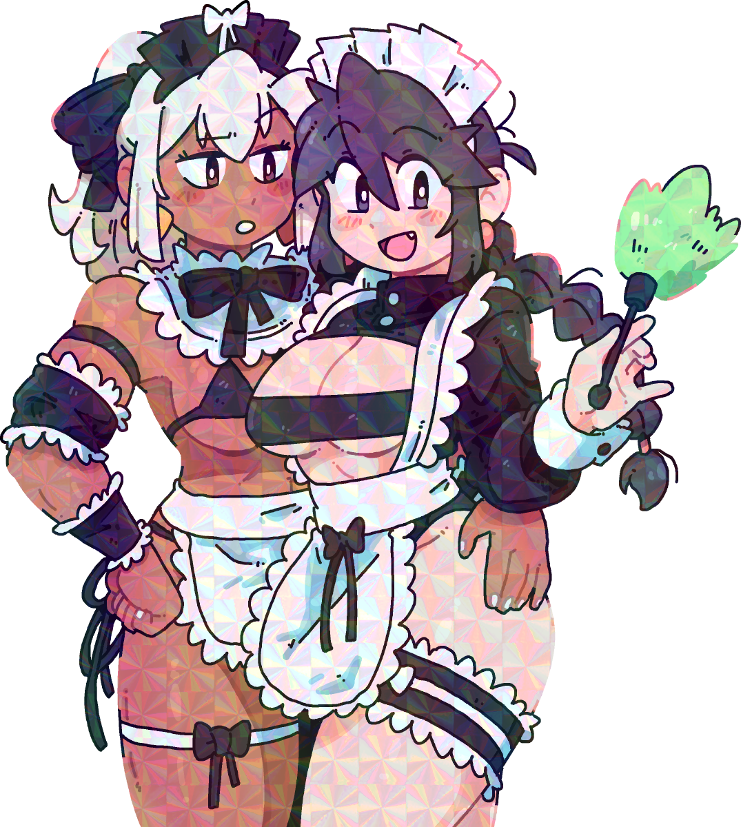 MAID GIRLS STICKER!