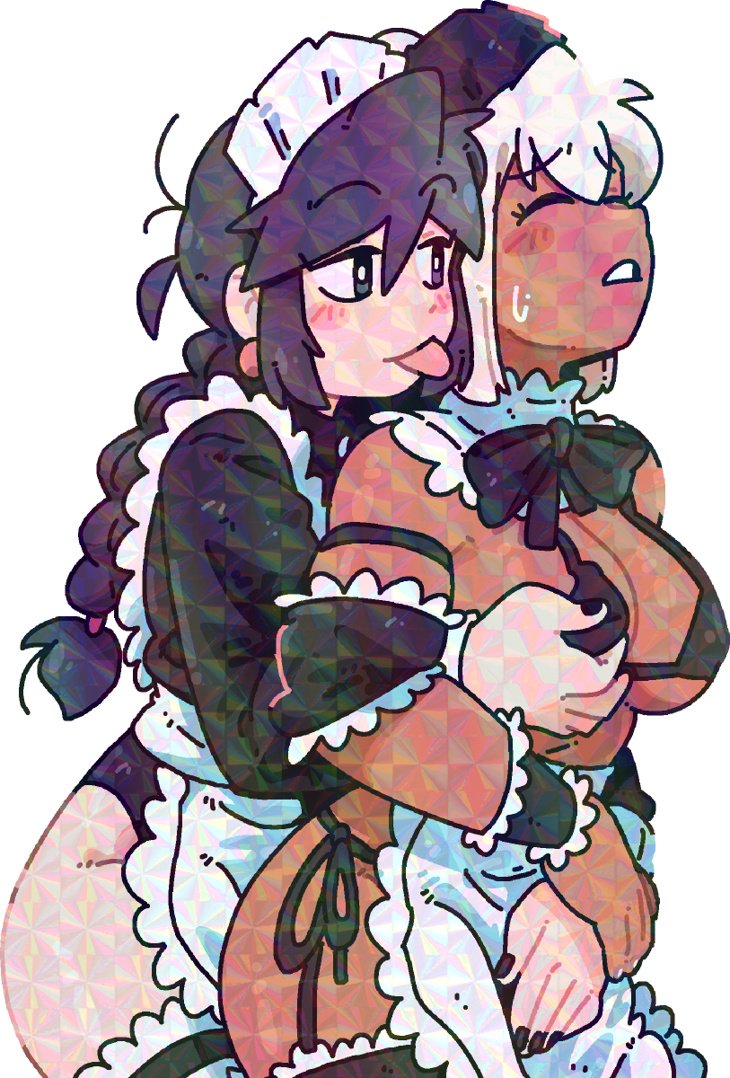 MAID LICK STICKER!