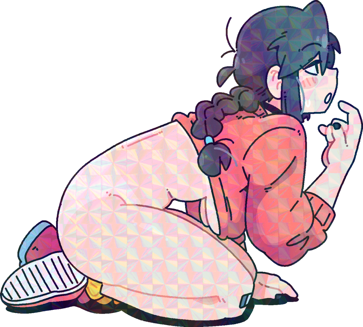 CURIOUS LUCIA STICKER!