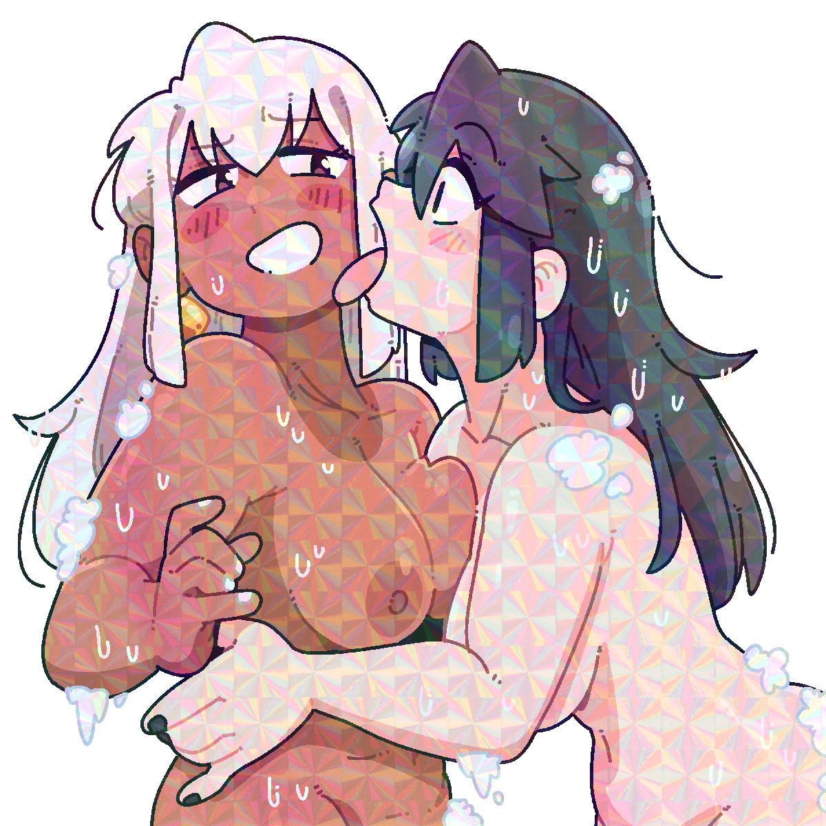 SHOWER LICK STICKER!