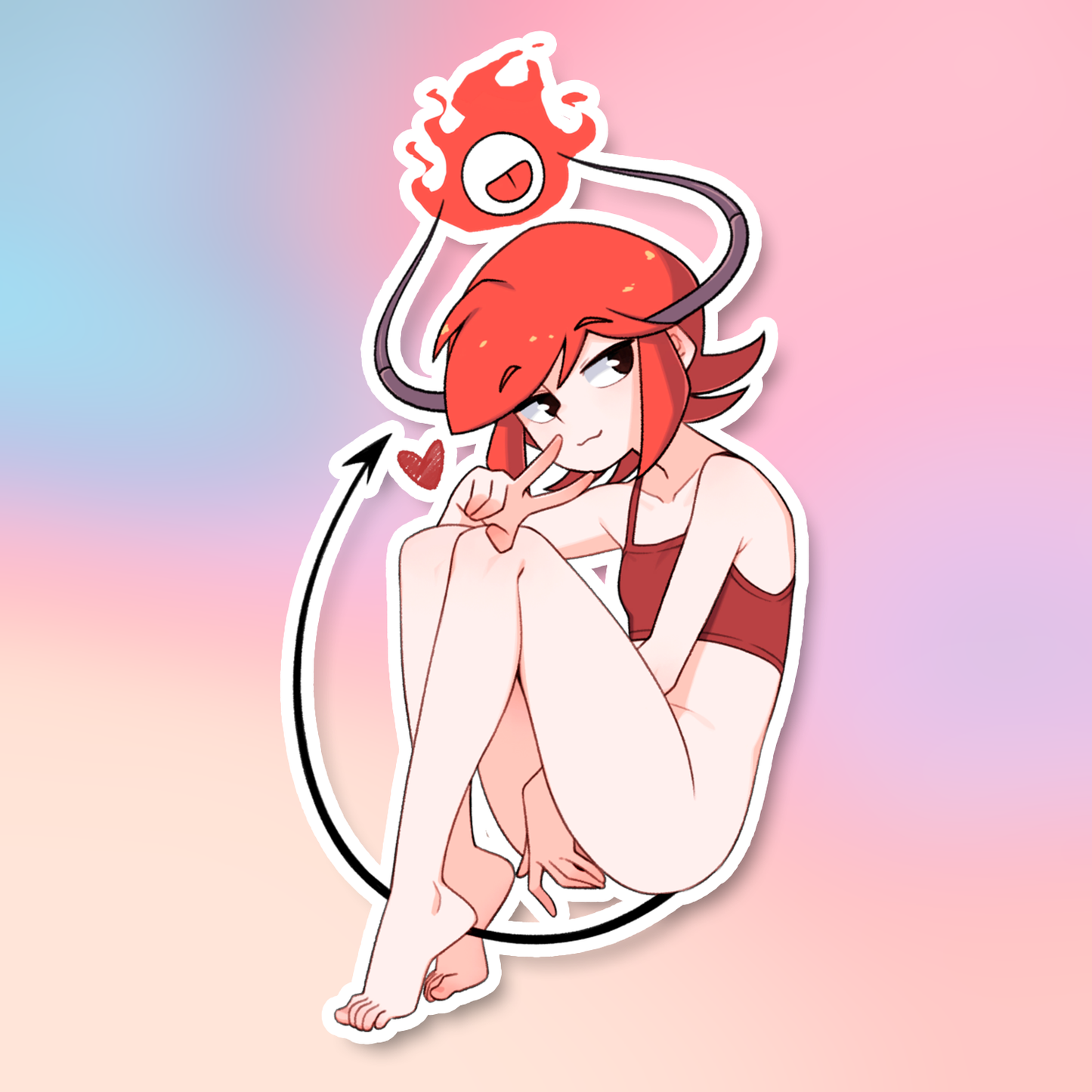 MADDIE SITTING STICKER!