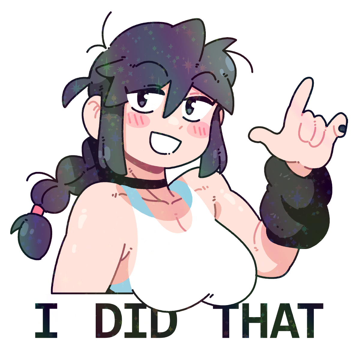 LUCIA I DID THAT STICKER