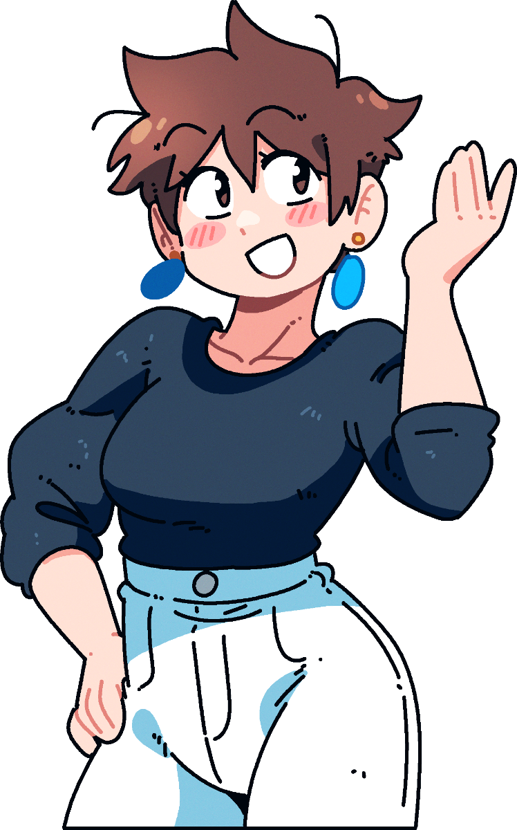 ISABELLE SHORT HAIR STICKER!