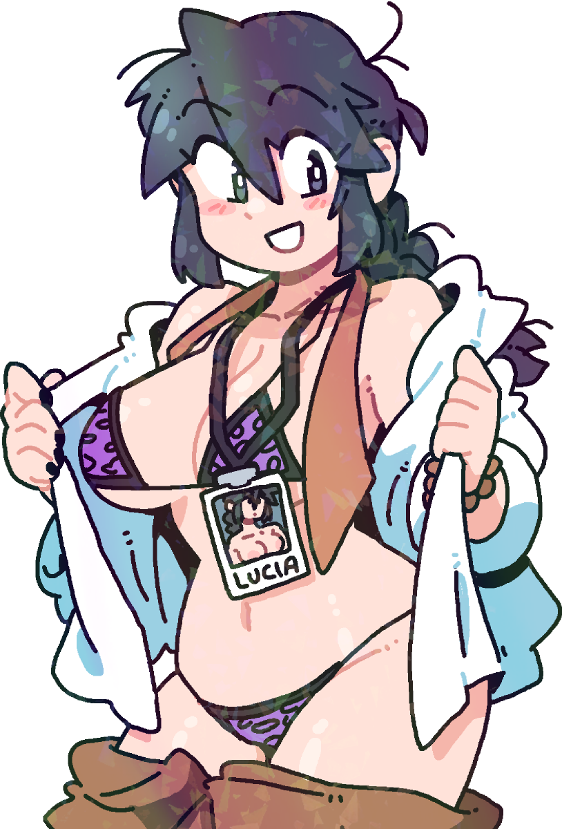 OFFICE LUCIA UNDRESSING STICKER!